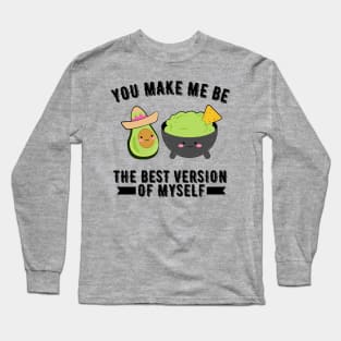 Guacamole Avocado Lover Long Sleeve T-Shirt